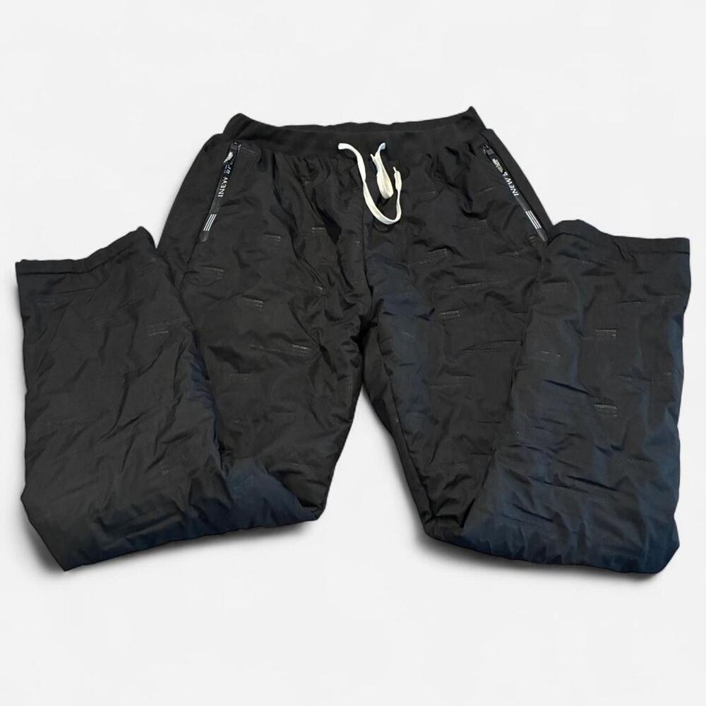 New Sport Best Classic Vogue Fashion Stay Black Patterned Joggers Sz‎ XL